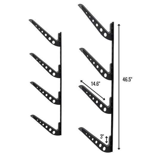 Outerbanks Surfboard Storage | Adjustable XSR | 4 Level | Black - One Revolver Surfboards
