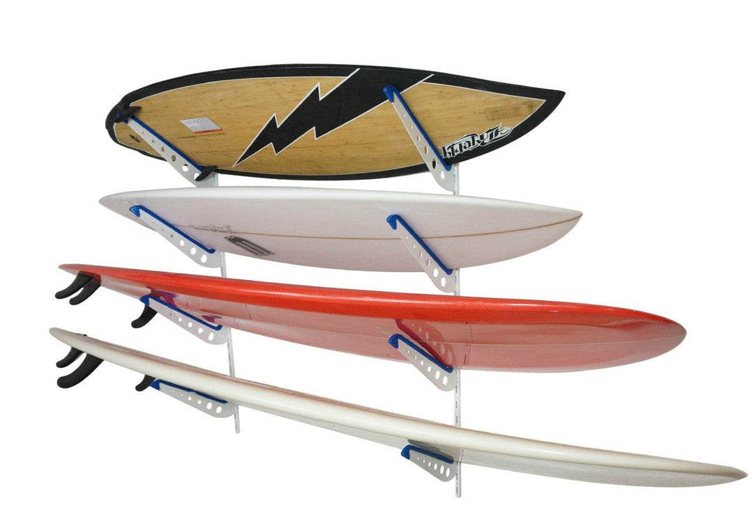 OUTLET | Outerbanks Surfboard Storage | Adjustable XSR | 4 Level - Wall Mounted - One Revolver Surfboards