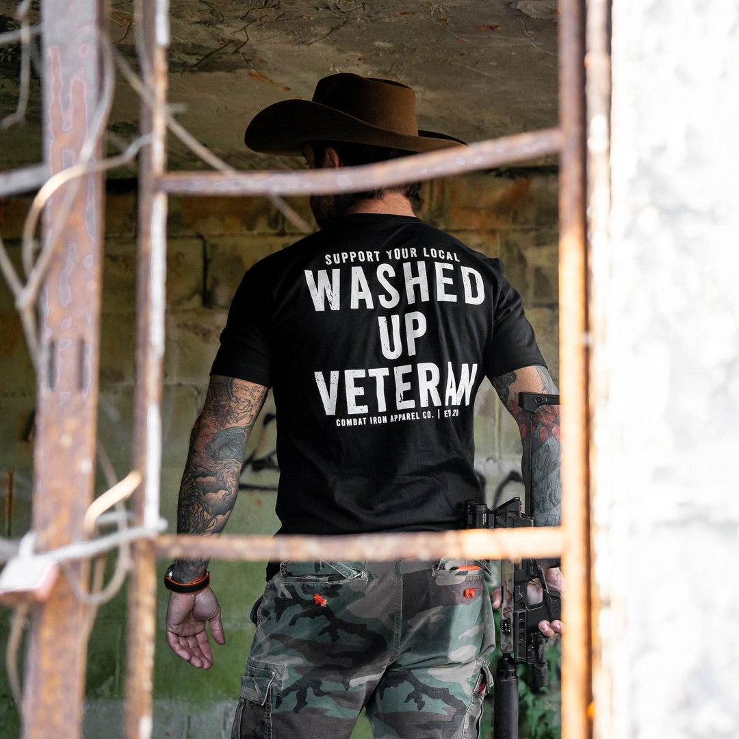 Washed Up Veteran Men's T-Shirt - One Revolver Surfboards