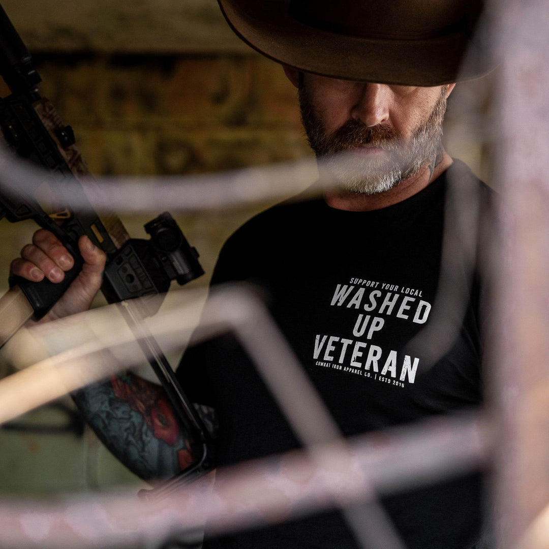 Washed Up Veteran Men's T-Shirt - One Revolver Surfboards
