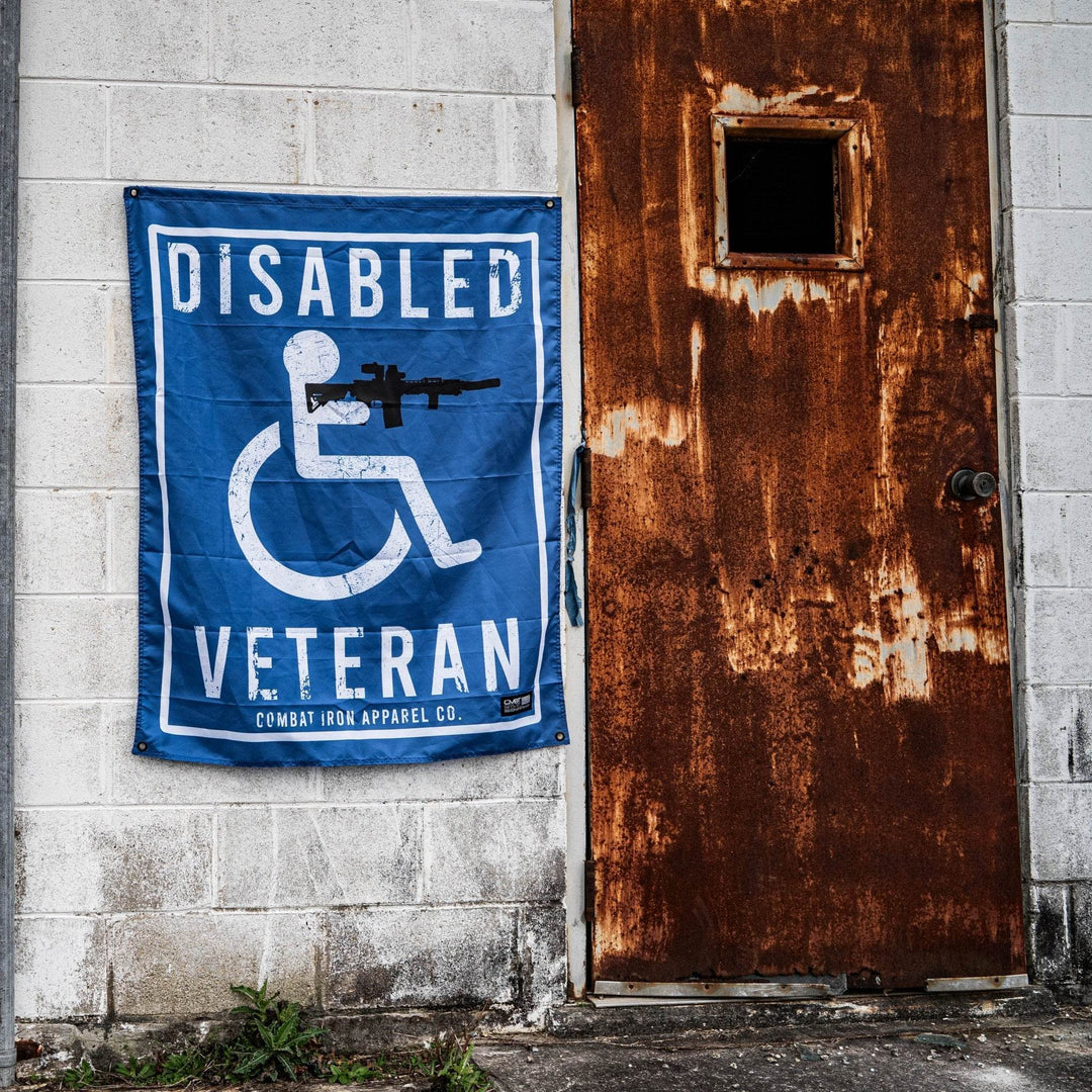 Disabled Veteran Sign 3'x3' Flag - One Revolver Surfboards