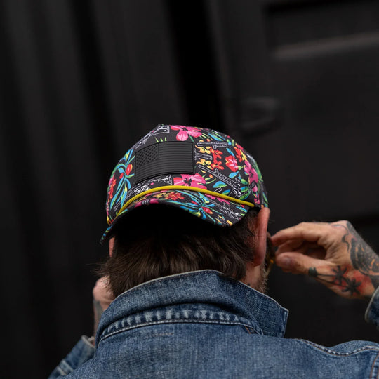 One Revolver Surfboards - American Flag PVC Patch Waterproof Weekender Snapback WEEKENDER MESH SNAPBACK