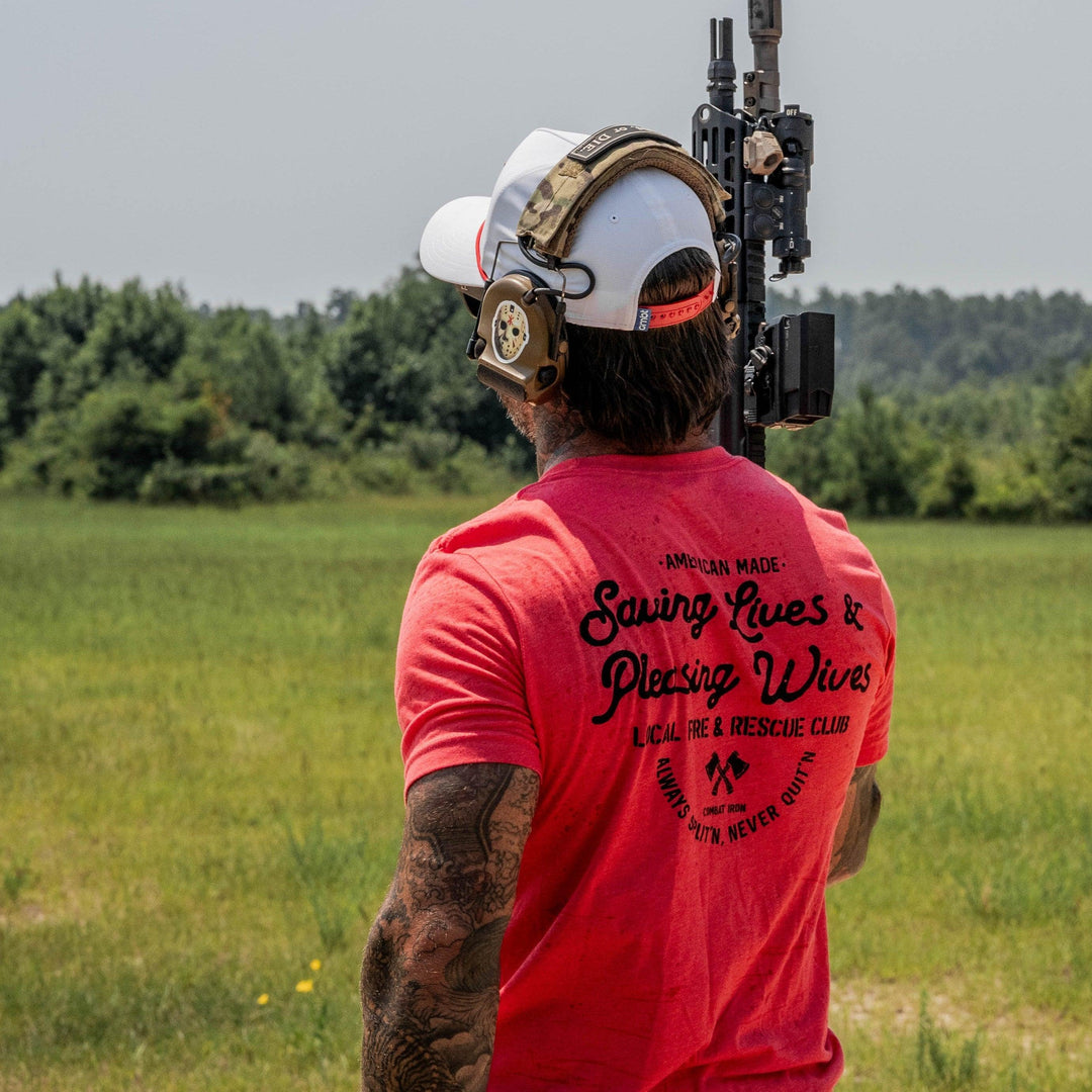 One Revolver Surfboards - Saving Lives &amp; Pleasing Wives Fire &amp; Rescue Club Men&