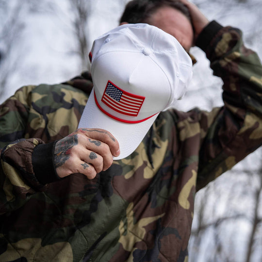 American Flag Patch Weekender Performance Snapback Hat - One Revolver Surfboards
