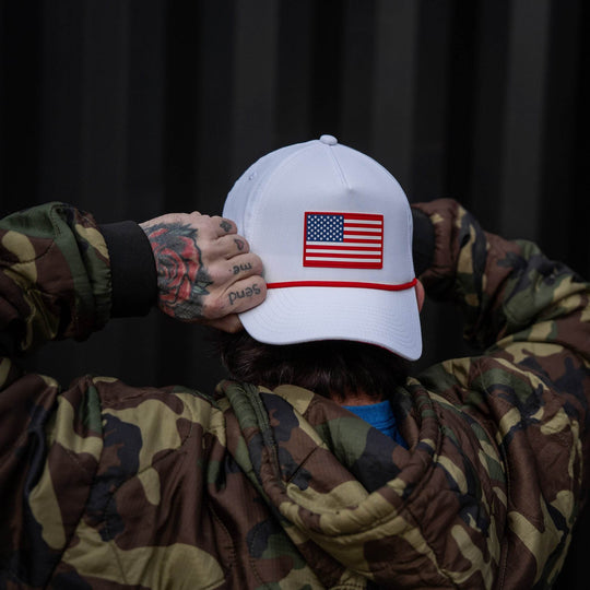 American Flag Patch Weekender Performance Snapback Hat - One Revolver Surfboards