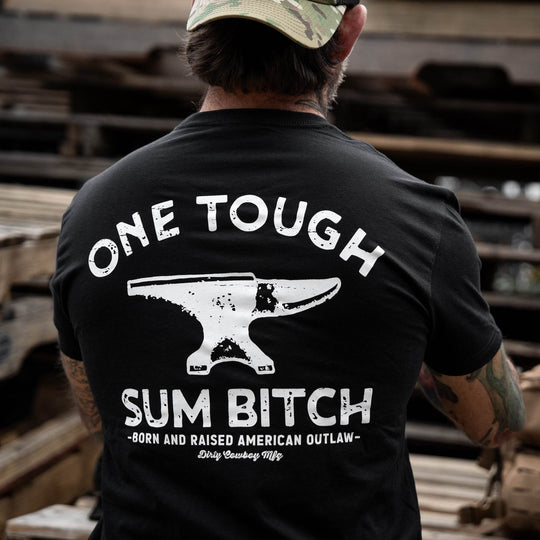 One Tough Sum Born and Raised American Outlaw Men's T-Shirt - One Revolver Surfboards