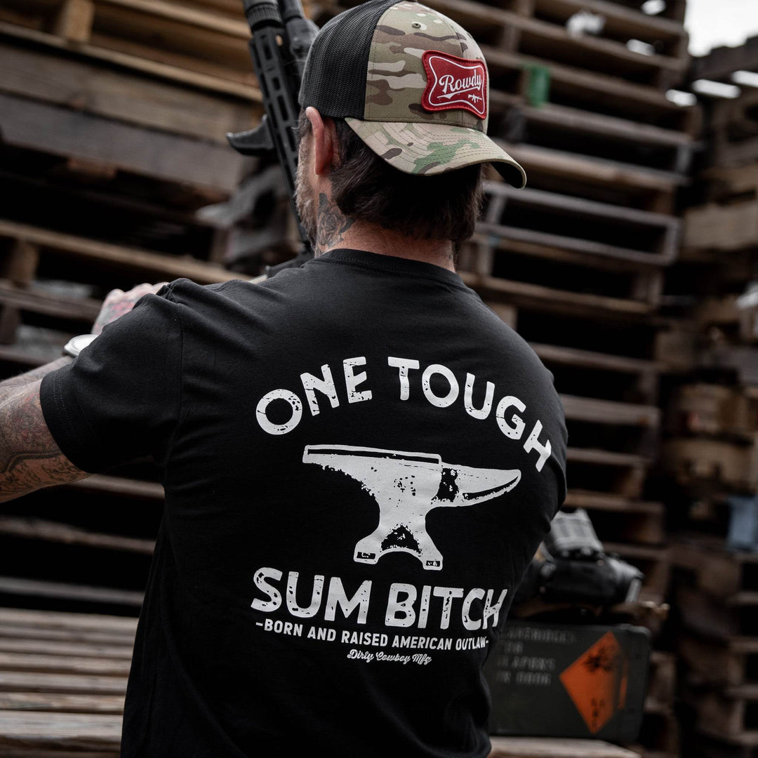 One Tough Sum Born and Raised American Outlaw Men's T-Shirt - One Revolver Surfboards