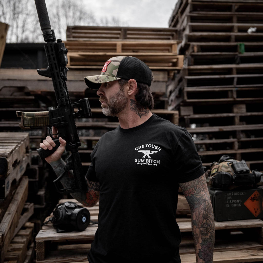 One Tough Sum Born and Raised American Outlaw Men's T-Shirt - One Revolver Surfboards