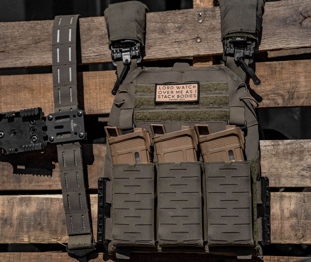 Lord Watch Over Me As I Stack Bodies Soft Velcro Patch - One Revolver Surfboards