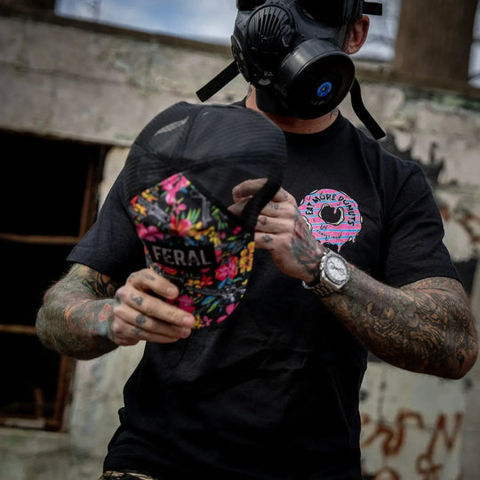 One Revolver Surfboards - Feral Patch RipStop Tactical Mesh Snapback Hat HEADWEAR