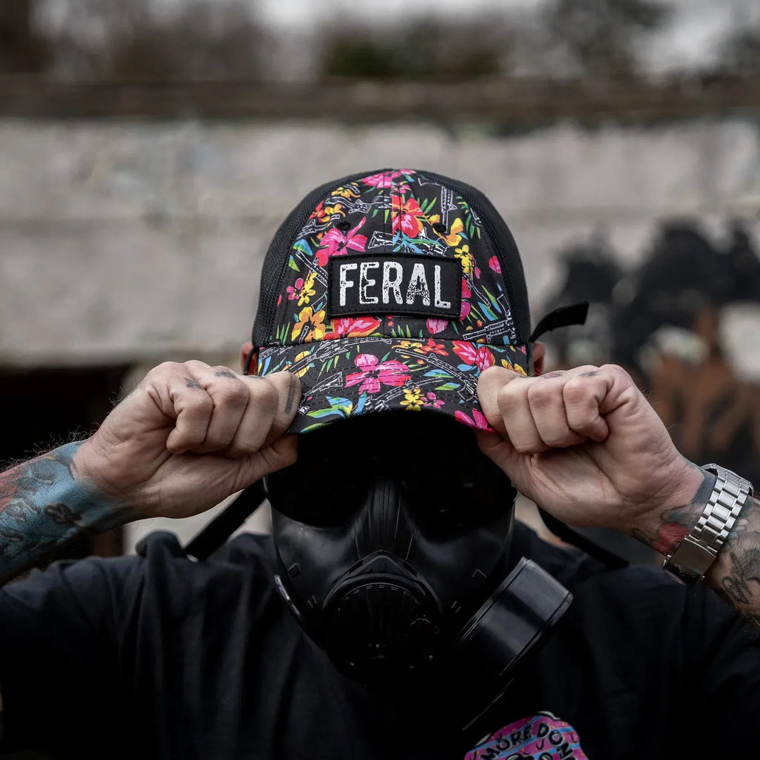 One Revolver Surfboards - Feral Patch RipStop Tactical Mesh Snapback Hat HEADWEAR