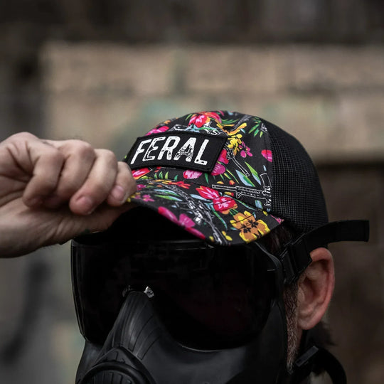 One Revolver Surfboards - Feral Patch RipStop Tactical Mesh Snapback Hat HEADWEAR