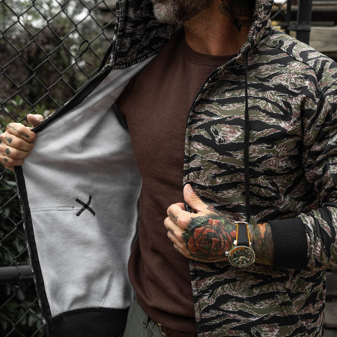 Men's Zip Up Fleece Lined Hoodie 2.0 - One Revolver Surfboards