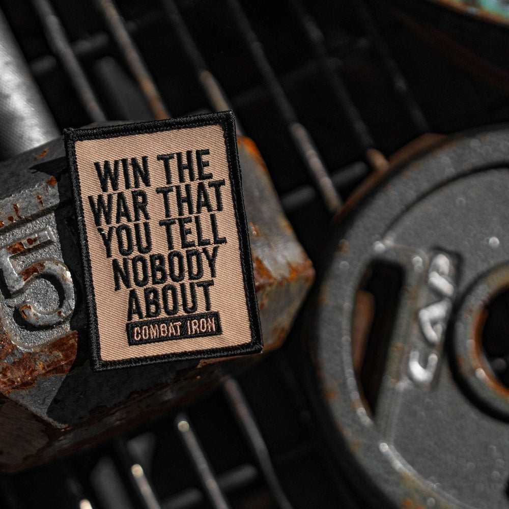 Win The War That You Tell Nobody About Velcro Patch - One Revolver Surfboards