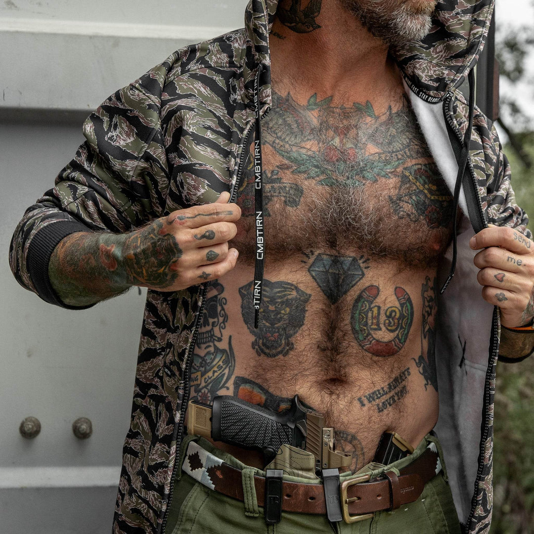 Men's Zip Up Fleece Lined Hoodie 2.0 - One Revolver Surfboards