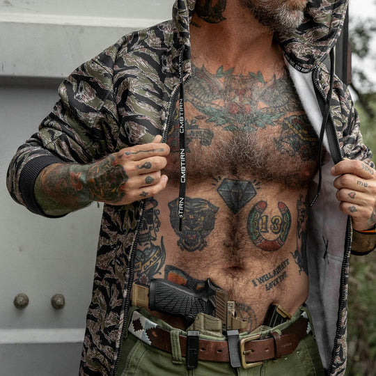 Men's Zip Up Fleece Lined Hoodie 2.0 - One Revolver Surfboards