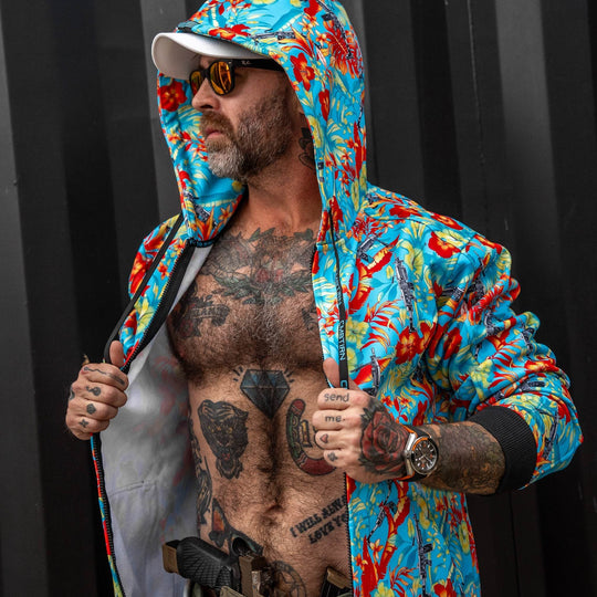 Men's Zip Up Fleece Lined Hoodie 2.0 - One Revolver Surfboards