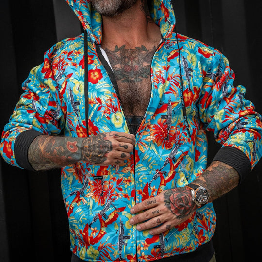 Men's Zip Up Fleece Lined Hoodie 2.0 - One Revolver Surfboards