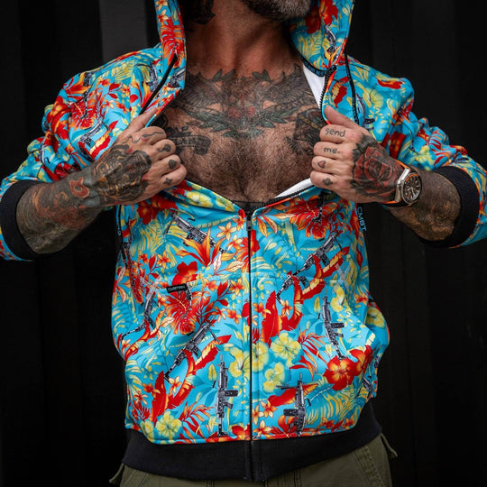 Men's Zip Up Fleece Lined Hoodie 2.0 - One Revolver Surfboards