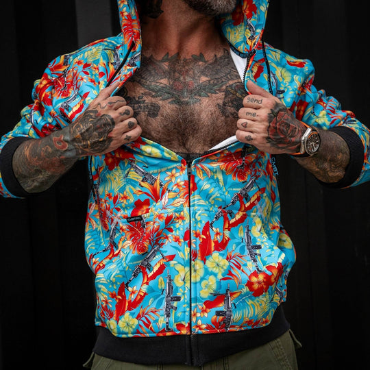 Men's Zip Up Fleece Lined Hoodie 2.0 - One Revolver Surfboards