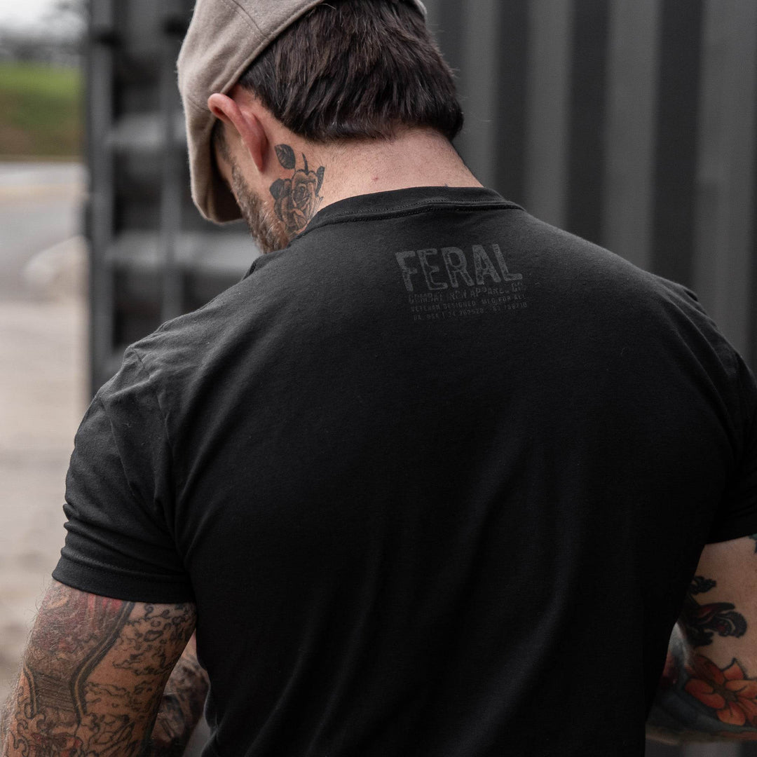 Feral Distressed Men's T-Shirt - One Revolver Surfboards