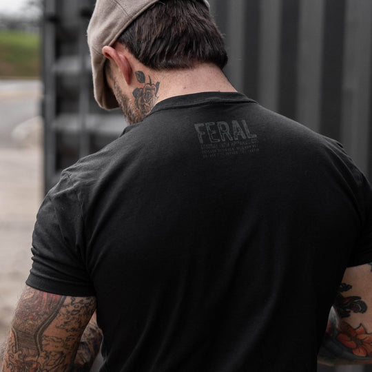 Feral Distressed Men's T-Shirt - One Revolver Surfboards