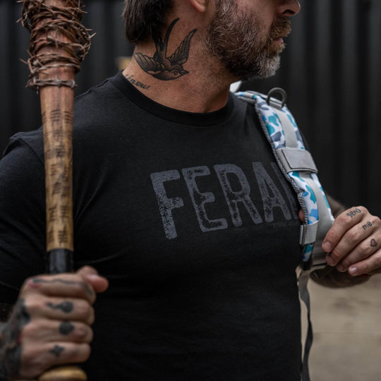Feral Distressed Men's T-Shirt - One Revolver Surfboards