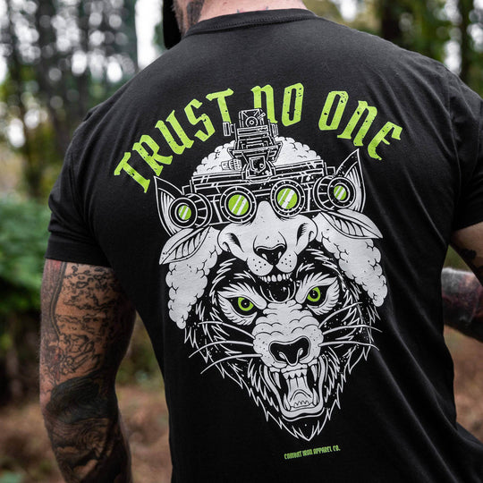 Trust No One Wolf Men's T-Shirt - One Revolver Surfboards
