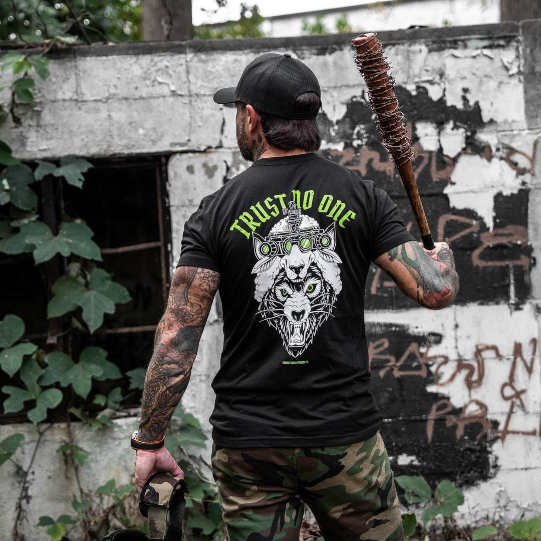 Trust No One Wolf Men's T-Shirt - One Revolver Surfboards
