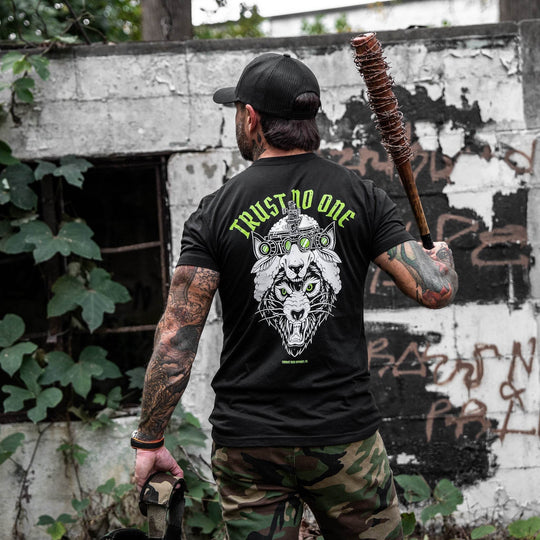 Trust No One Wolf Men's T-Shirt - One Revolver Surfboards