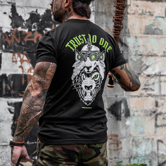 Trust No One Wolf Men's T-Shirt - One Revolver Surfboards