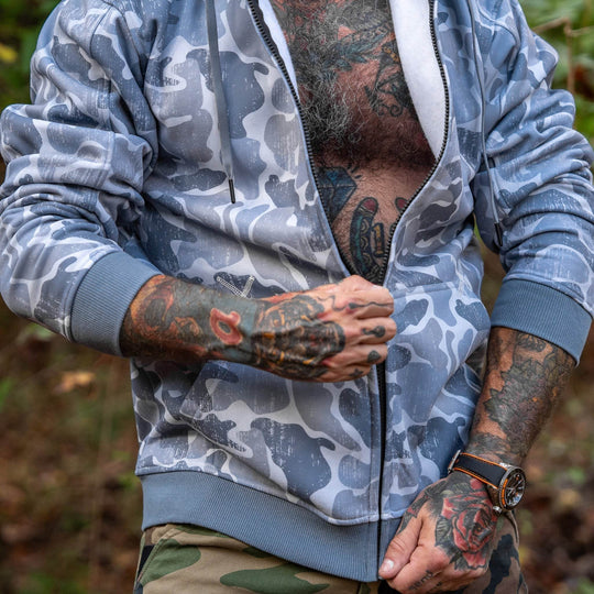 Men's Zip Up Fleece Lined Hoodie 2.0 - One Revolver Surfboards