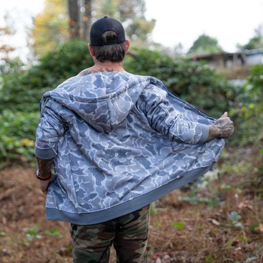 Men's Zip Up Fleece Lined Hoodie 2.0 - One Revolver Surfboards