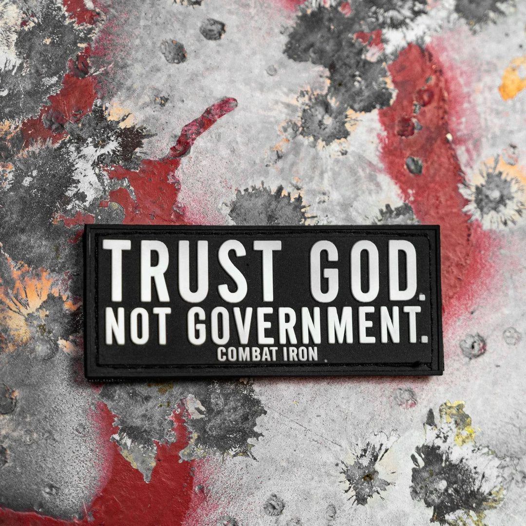 One Revolver Surfboards - Trust God. Not Government. PVC Patch PVC VELCRO PATCH