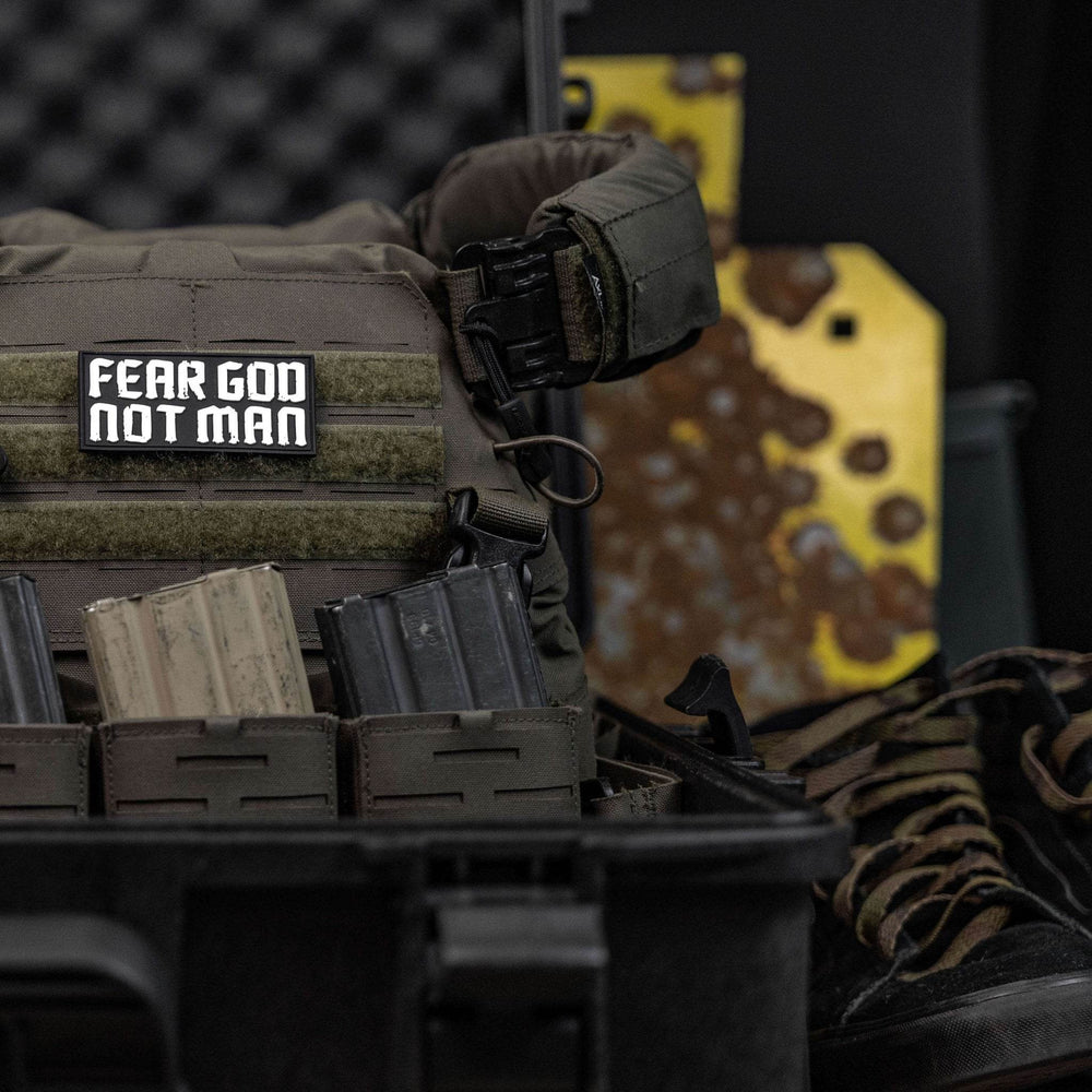 Fear God. Not Man. PVC Patch - One Revolver Surfboards