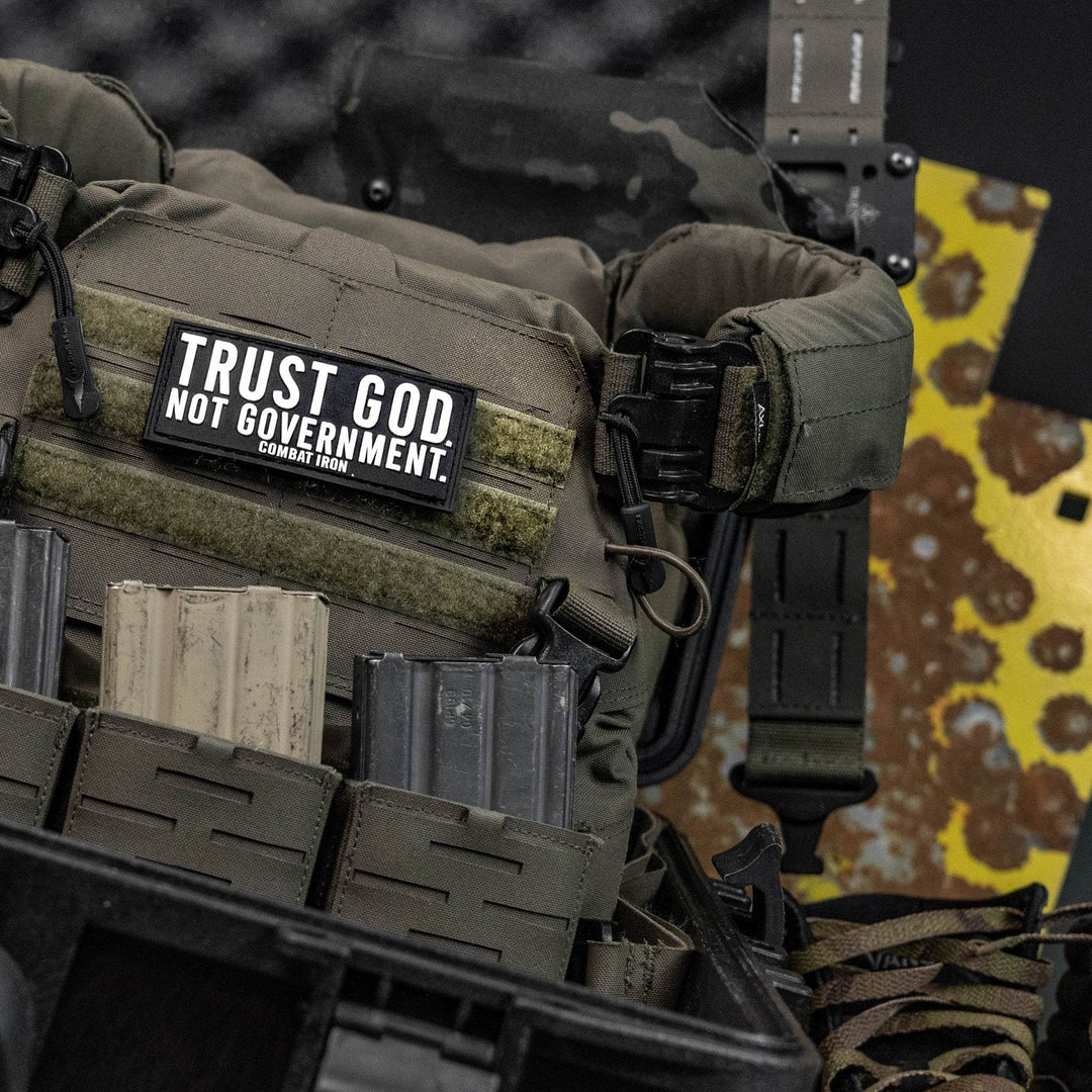 Trust God. Not Government. PVC Patch - PVC VELCRO PATCH - One Revolver Surfboards