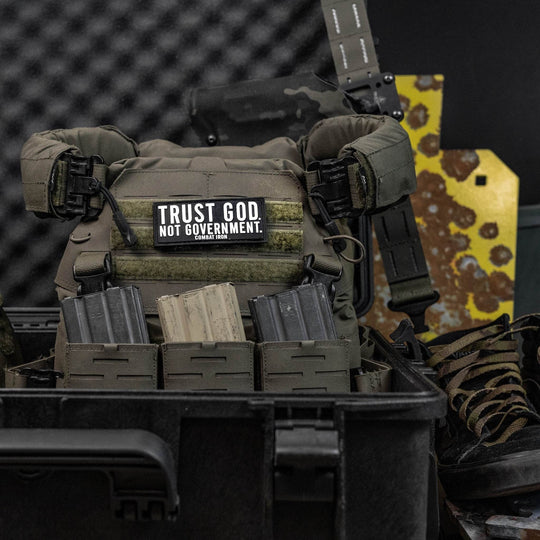 Trust God. Not Government. PVC Patch - One Revolver Surfboards