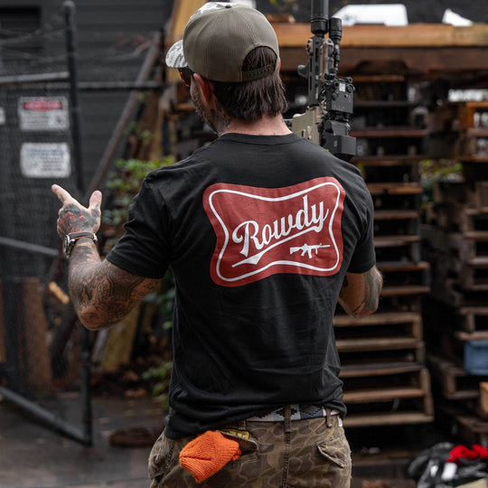 Rowdy Beer Logo Men's T-Shirt - One Revolver Surfboards