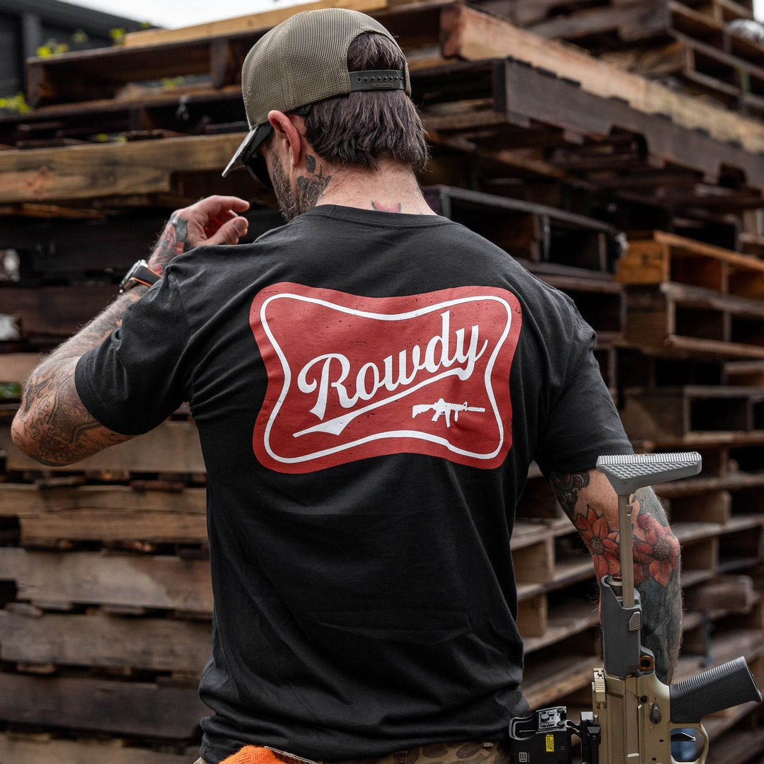 Rowdy Beer Logo Men's T-Shirt - One Revolver Surfboards
