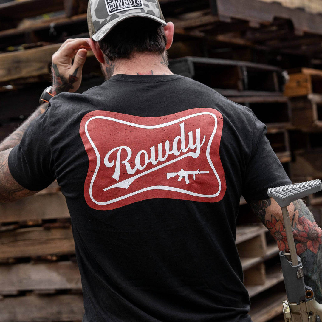 Rowdy Beer Logo Men's T-Shirt - One Revolver Surfboards