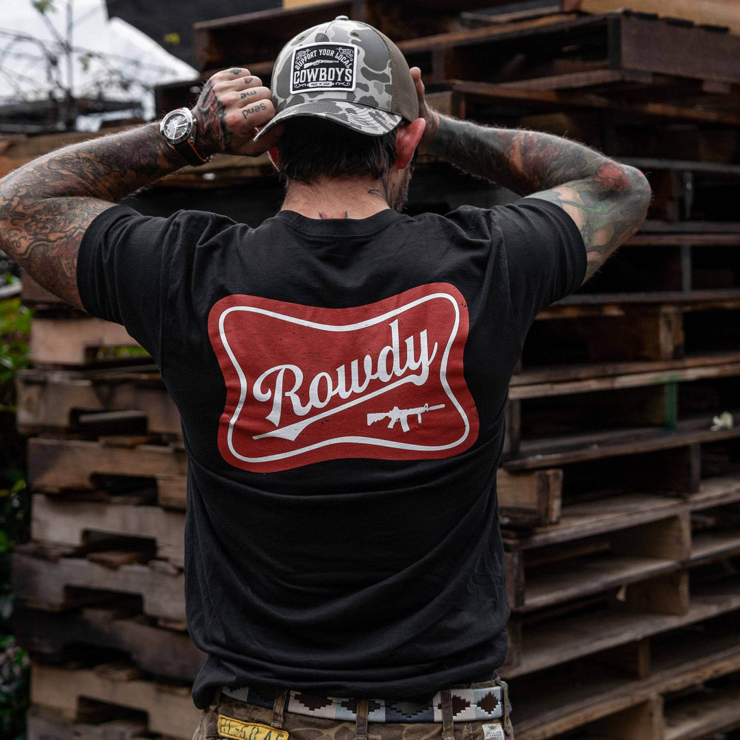Rowdy Beer Logo Men's T-Shirt - One Revolver Surfboards
