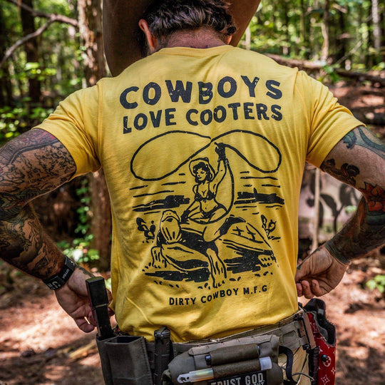 Cowboys Love Cooters Men's T-Shirt - One Revolver Surfboards