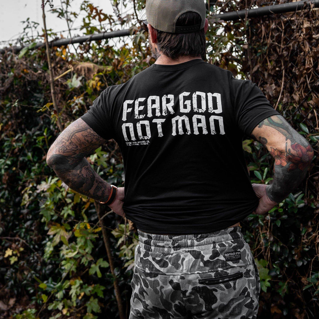 Fear God Not Man Men's T-Shirt - One Revolver Surfboards