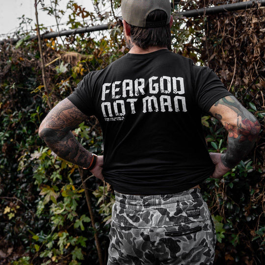 Fear God Not Man Men's T-Shirt - One Revolver Surfboards
