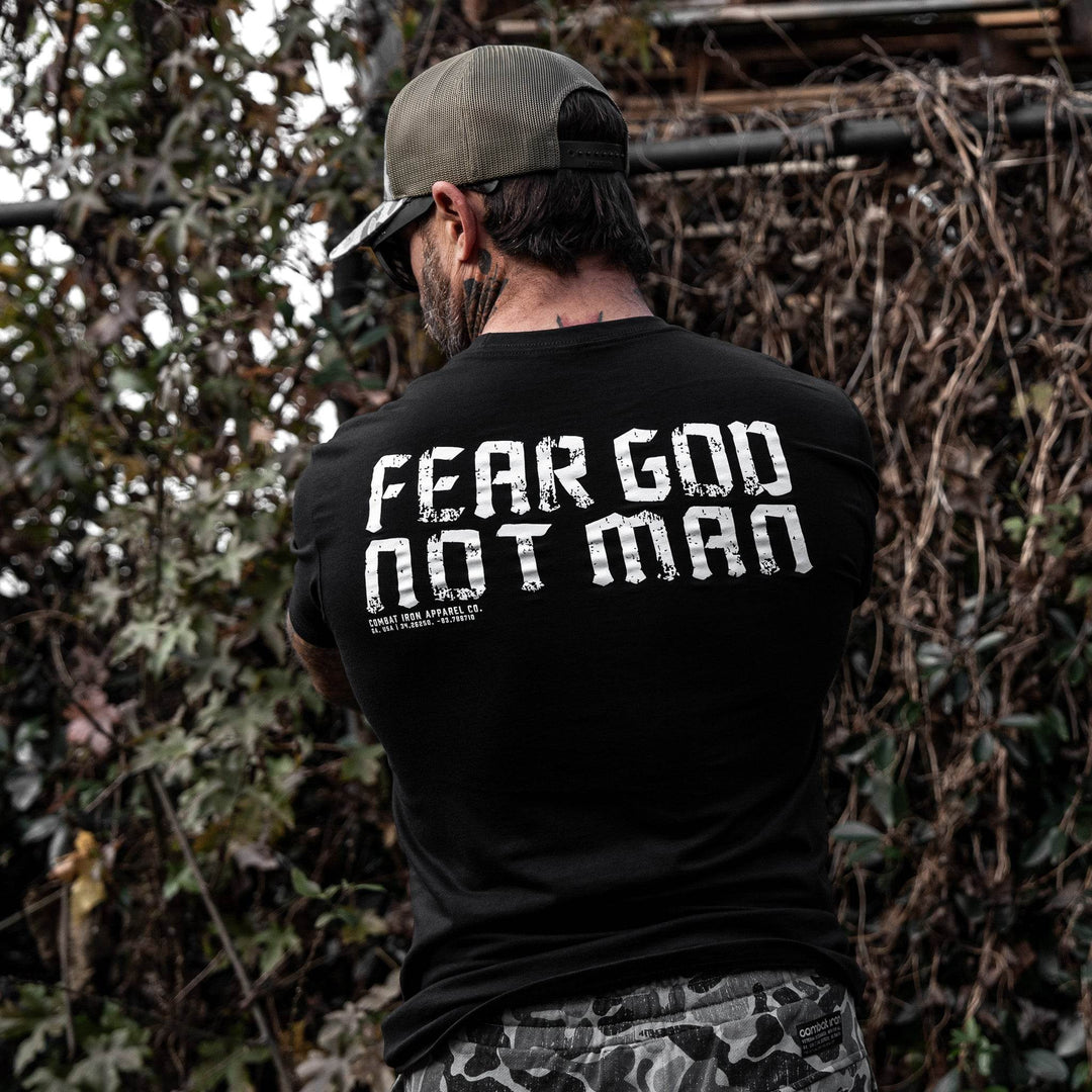 Fear God Not Man Men's T-Shirt - One Revolver Surfboards
