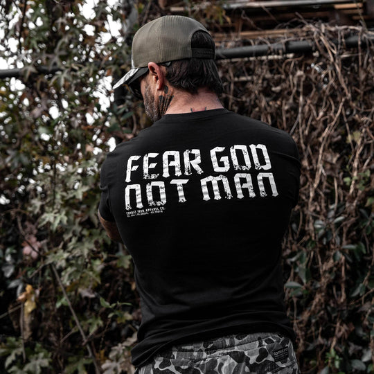Fear God Not Man Men's T-Shirt - One Revolver Surfboards