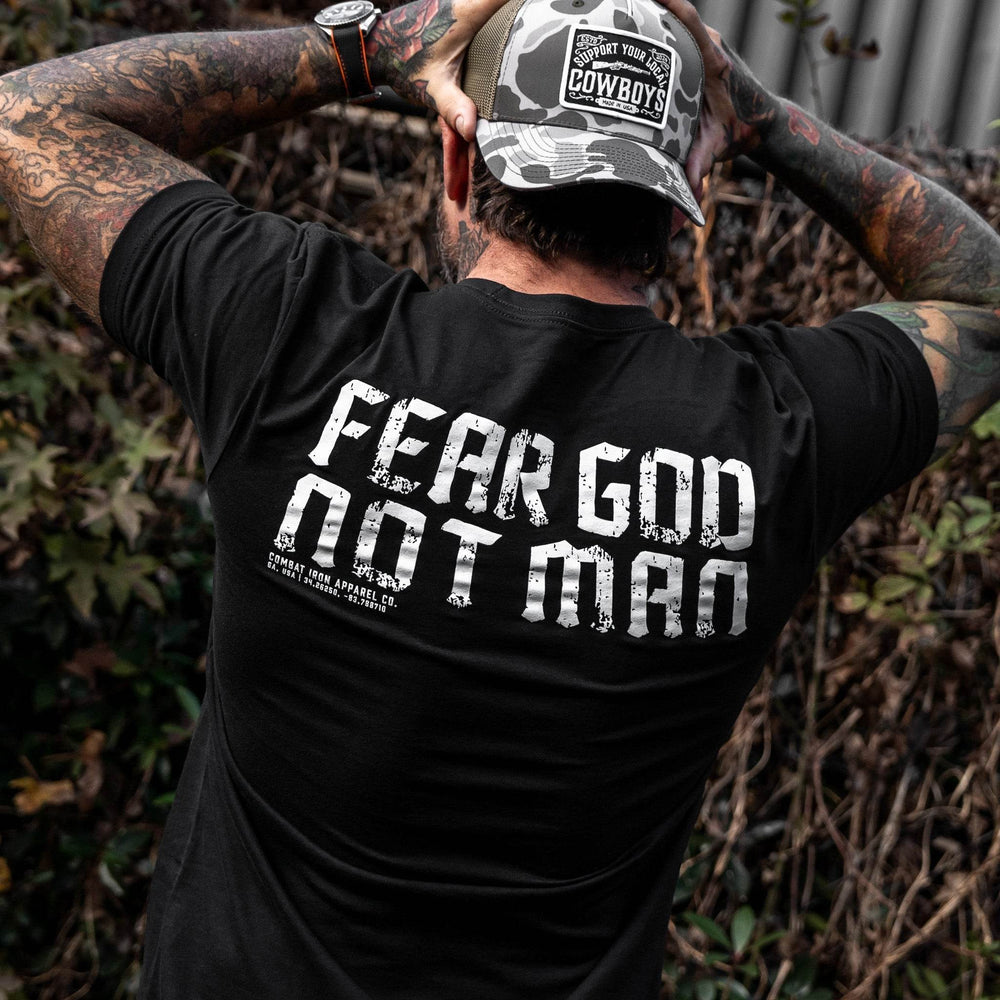Fear God Not Man Men's T-Shirt - One Revolver Surfboards