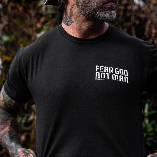 Fear God Not Man Men's T-Shirt - One Revolver Surfboards