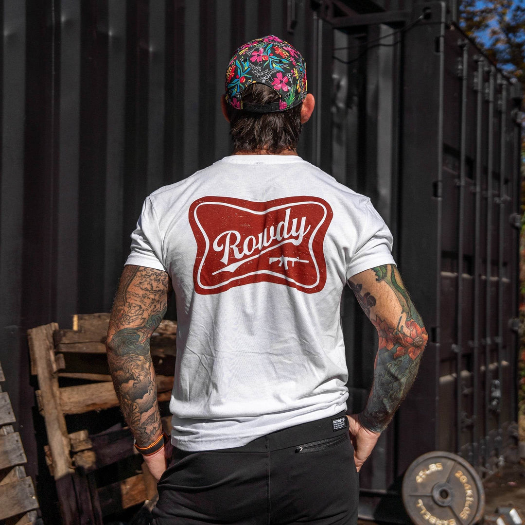 Rowdy Beer Logo Men's T-Shirt - One Revolver Surfboards