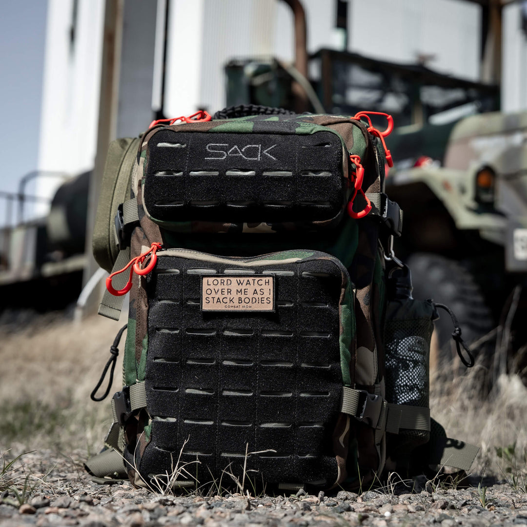 Lord Watch Over Me As I Stack Bodies Soft Velcro Patch